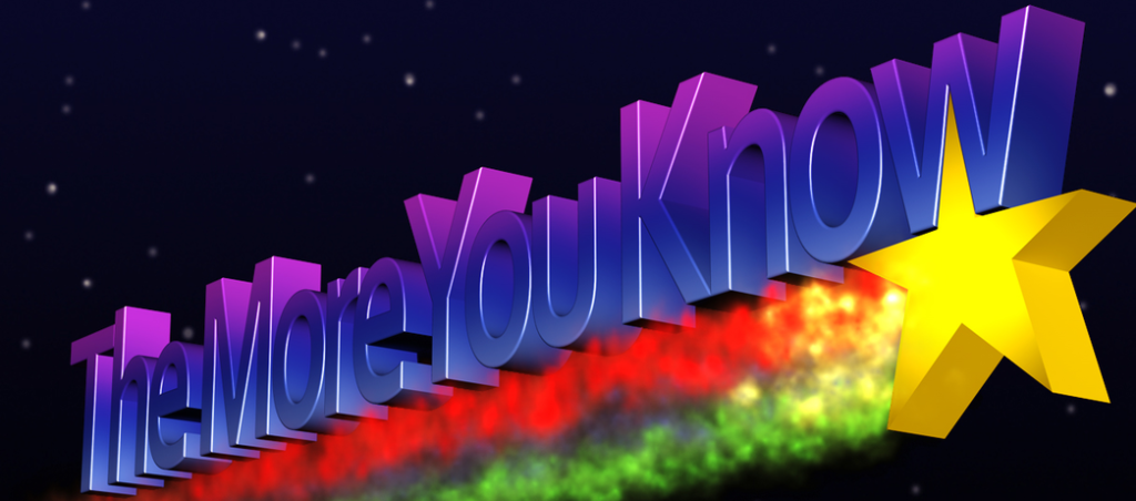 the more you know star and rainbow