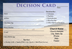 sample decision card