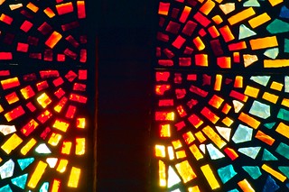 Stained glass window, Mesa Baptist Church, Mes...