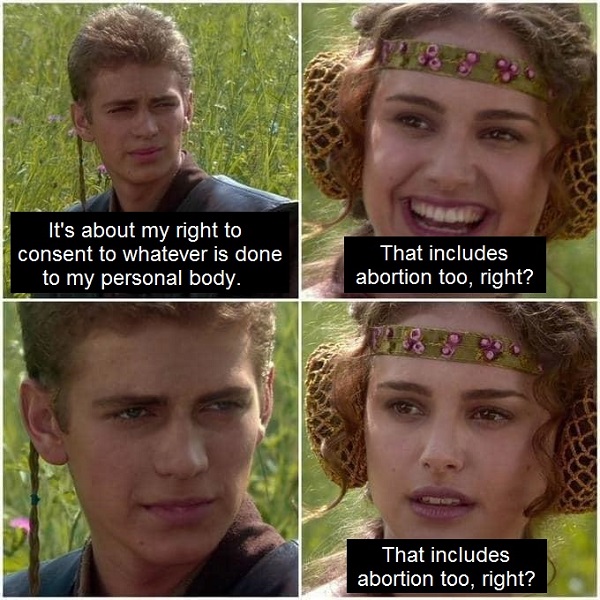confusing talk about abortion