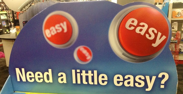 easy buttons display