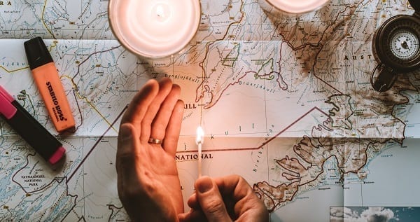 the map through reality runs through iceland apparently