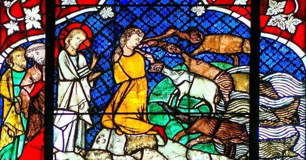 jesus does an exorcism