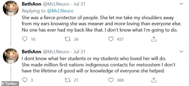 mclaughlin offers a touching eulogy for sciencing_bi
