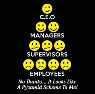 a hun misunderstands what a pyramid scheme is