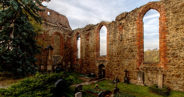 a ruined ex-church in germany