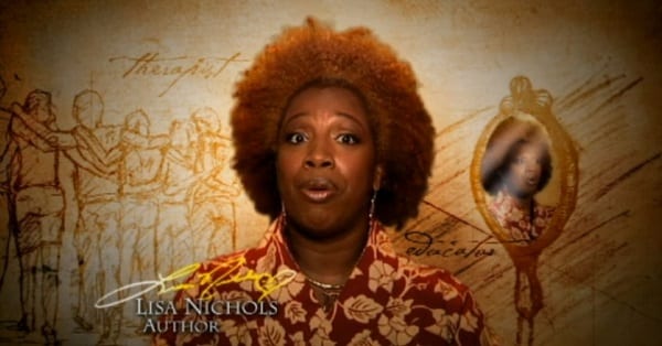 lisa nichols, labeled as not a therapist